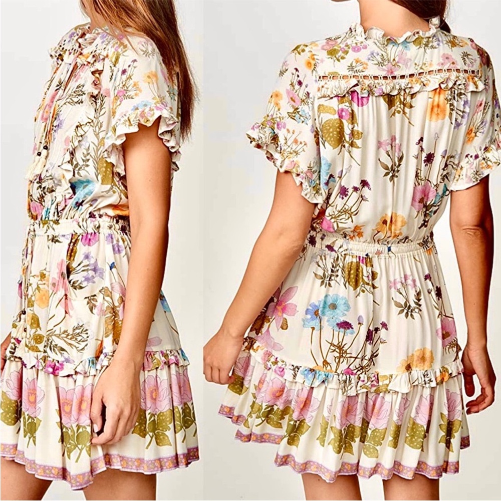 NEW Spell Wild Bloom Mini Dress